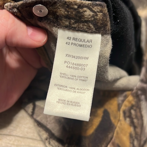 10x Outdoor Bib Overalls Realtree Hardwood 42 Regular Camouflage Hunting - Picture 12 of 14